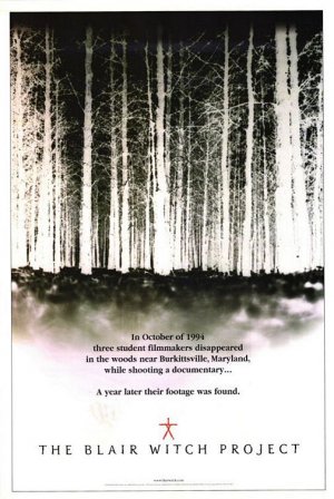 Blair Witch Project Advance Double Sided Original Movie Poster 27x40