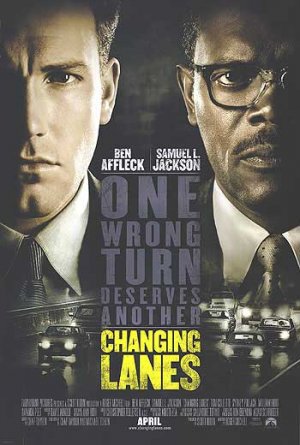 Changing Lanes Double Sided Original Movie Poster 27x40