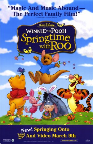 Winnie The Pooh : Springtime With Roo Movie Poster  Single Sided 24 X36