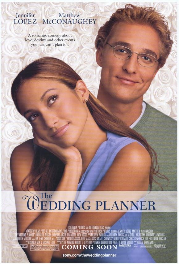 Wedding Planner  Movie Poster  Single Sided 27 X40 Original