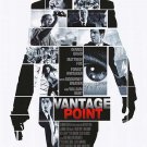 Vantage Point Movie Poster Double Sided 27 X40 Original