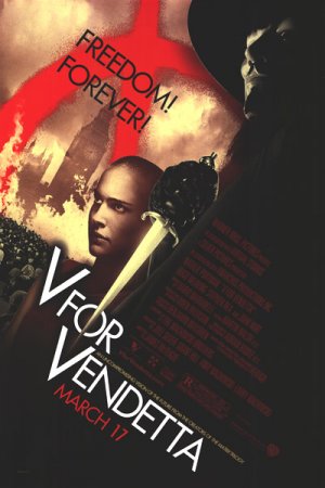 V For Vendetta Regular Original Movie Poster Double Sided 27 X40