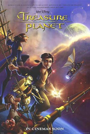 Treasure Planet Intl Original Movie Poster Double Sided 27 X40