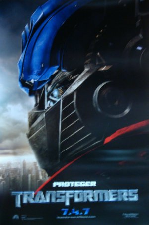 Transformers Protect Spanish Original Movie Poster Double Sided 27 X40