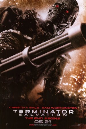 Terminator : Salvation Advance C  Original Movie Poster Double Sided 27 X40