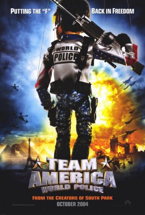 Team America Original Movie Poster Double Sided 27 X40