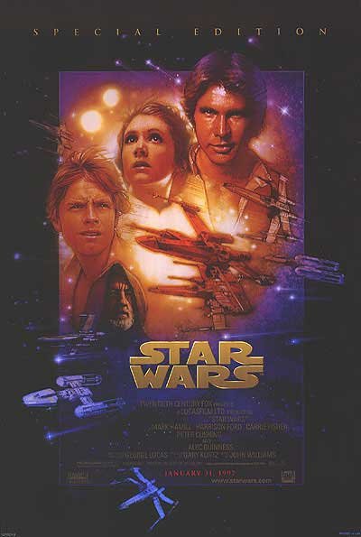 Star Wars Special Edition 1997 Original Movie Poster Double Sided 27 X40