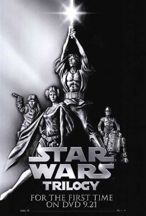Star Wars Trilogy : Version A Dvd Poster Orig Movie Poster Single Sided 27 X40