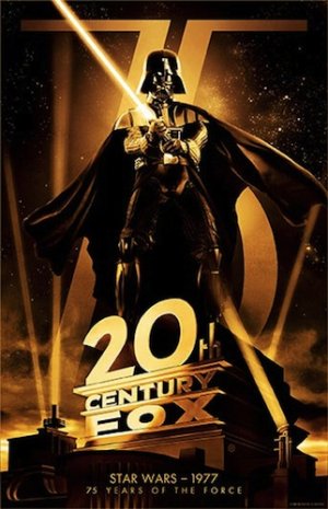 Star Wars 75 Years of The Force Original Movie Poster Single Sided 27 X40