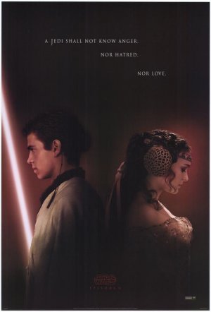 Star Wars Episode II : The Phantom Menace Advance Original Movie Poster Single Sided 27 X40