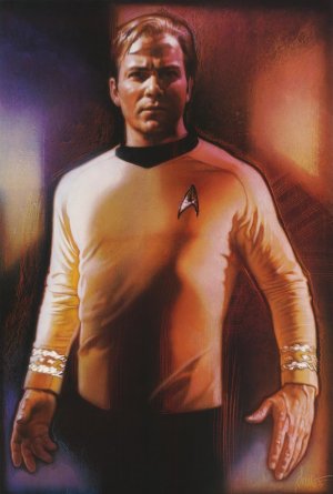 Star Trek Version C Captain Kirk Original Movie Poster Single Sided 27 X40