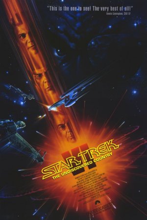 Star Trek 6 : The Undiscovered Country Regular Original Movie Poster Single Sided 27 X40