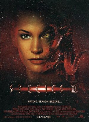 Species II  Original Movie Poster Single Sided 27 X40