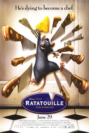 Ratatouille Regular.Original Movie Poster  Double Sided 27 X40