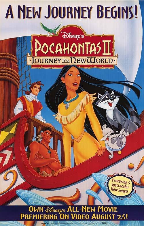 Pocahontas Ii Dvd Poster Original Movie Poster Single Sided 27 X40