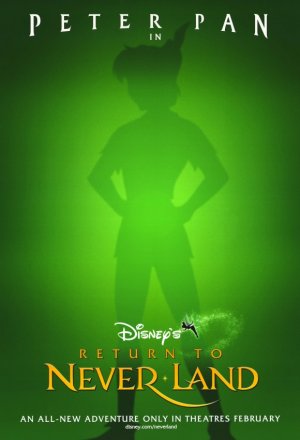 Peter Pan Return To Neverland Original Movie Poster Double Sided 27 X40