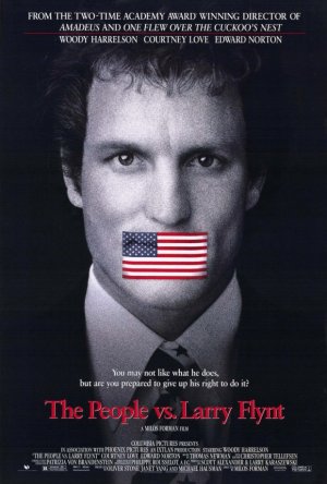 People Vs Larry Flynt Original Movie Poster Double Sided 27 X40