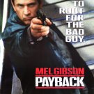 Payback Original Movie Poster Double Sided 27 X40