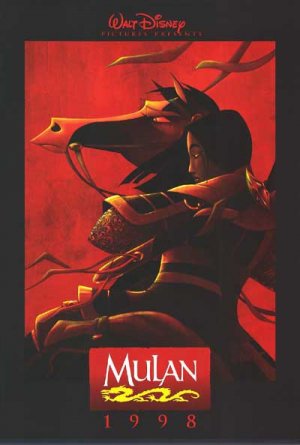 Mulan Advance Original Movie Poster  Double Sided 27 X40