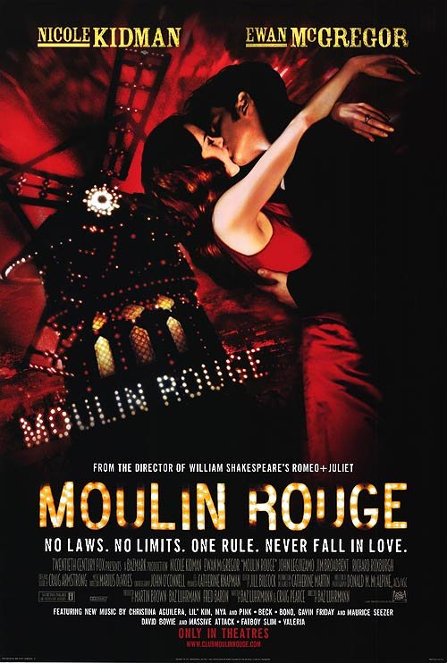 Moulin Rouge Version G Original Movie  Poster Double Sided 27 X40 DBL SIDED