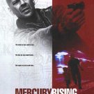 Mercury Rising Intl Original  Movie Poster 27X40 Double Sided