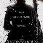 Anonymous Original Movie Poster Double Sided 27 X40