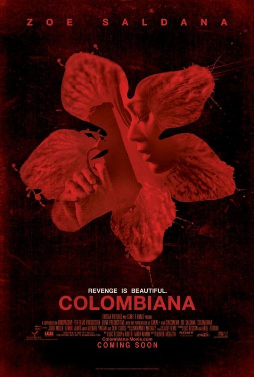 Colombiana Original Movie Poster Double Sided 27 X40