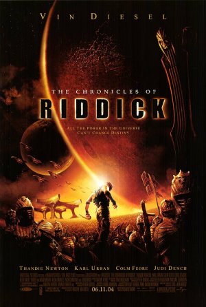 Chronicles Of Riddick Original Movie Poster Double Sided 27 X40