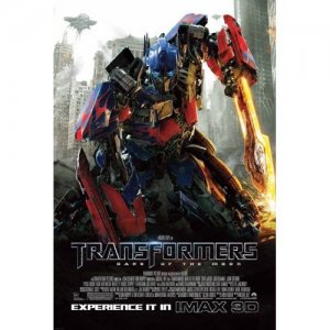 Transformers : Dark of the Moon IMAX Original Movie Poster Double Sided 27 X40