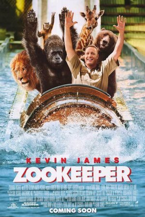 Zookeeper Intl Original Movie Poster Double Sided 27 X40