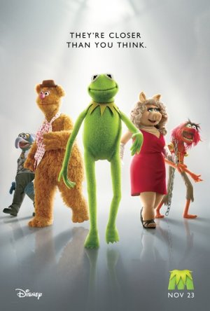 Muppets Advance Original Movie Poster Double Sided 27 X40