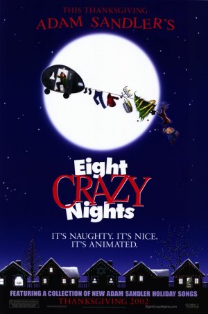 Eight Crazy Nights Advance Original Movie Poster Single Sided 27 X40