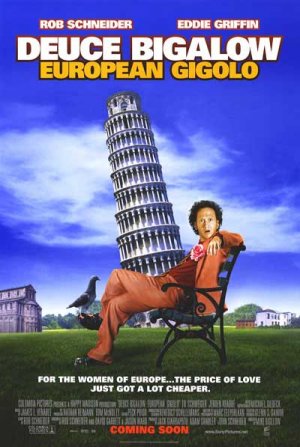 Deuce Bigalow European Gigolo Original Movie Poster Double Sided 27x40