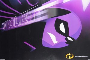 Incredibles (Violet)  Original Movie Poster Single Sided 18X24