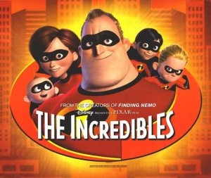 I ncredibles Movie Poster Original 23 x27