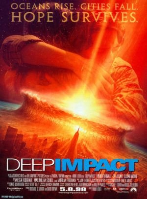 Deep Impact Original Movie Poster Double Sided 27x40