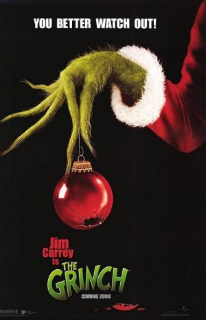 Grinch Advance  Original Movie Poster Double Sided 27x40