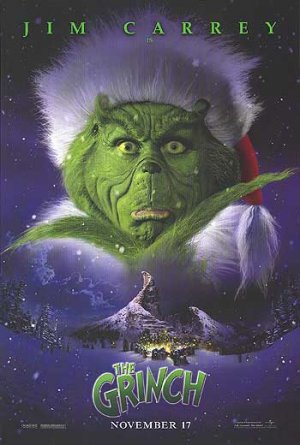 Grinch Advance B  Original Movie Poster Double Sided 27x40