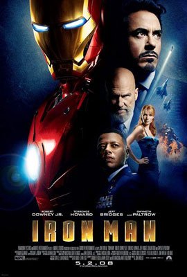 Iron Man  Regular Original Movie Poster Double Sided 27x40