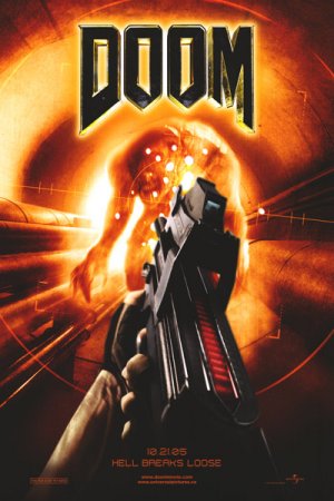 DOOM MOVIE Poster SINGLE SIDED ORIG 27 X40