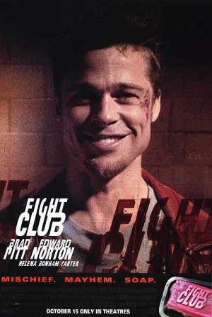 Fight Club ( Brad Pitt) Original Movie Poster Single Sided 27 X40