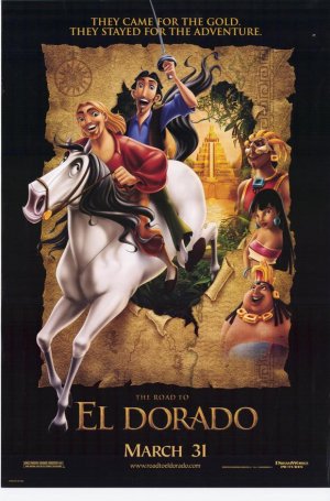 ROAD TO EL DORADO REG Movie Poster  27X40 DS ORIGINAL