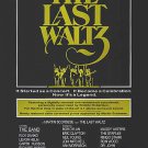 Last Waltz Final Original Movie Poster 27 X40 Single Sided