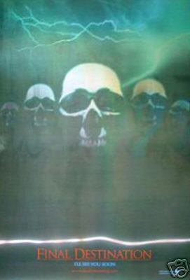 Final Destination 3D Lenticular Original Movie Poster 27 X40