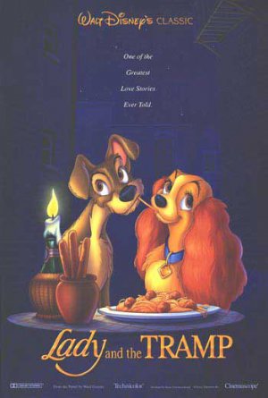 Lady In The Tramp  Movie Poster Double Sided 27x40 Original