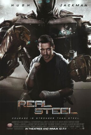 Real Steel Regular Original Movie Poster Double Sided 27 X40