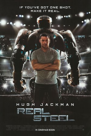 Real Steel Intl Original Movie Poster Double Sided 27 X40