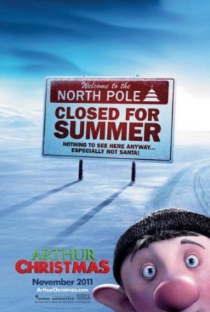 Arthur Christmas Advance Original Movie Poster Double Sided 27x40