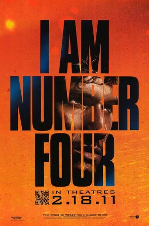I Am Number Four Advance Original Movie Poster  Double Sided 27 X40