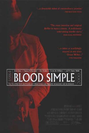 Blood Simple Original Movie Poster  Double Sided 27 X40